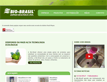 Tablet Screenshot of biolimp.com.br
